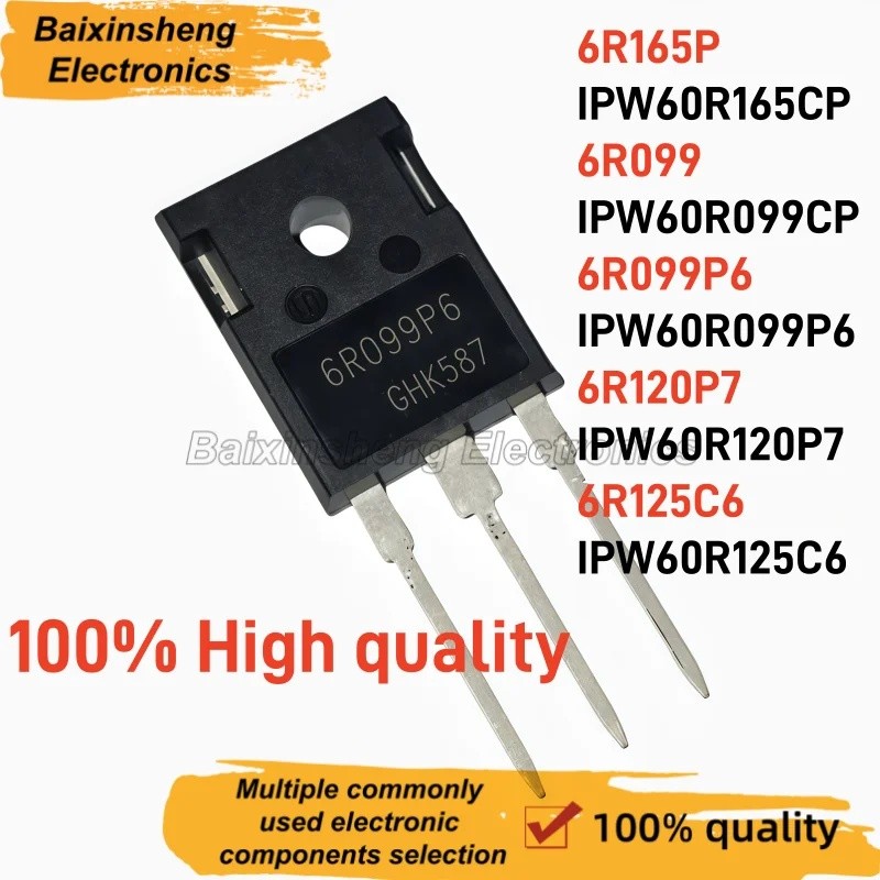 1-5PCS 6R165P IPW60R165CP 6R099 IPW60R099CP 6R099P6 IPW60R099P6 6R120P7 IPW60R120P7 6R120P7 6R120P7 