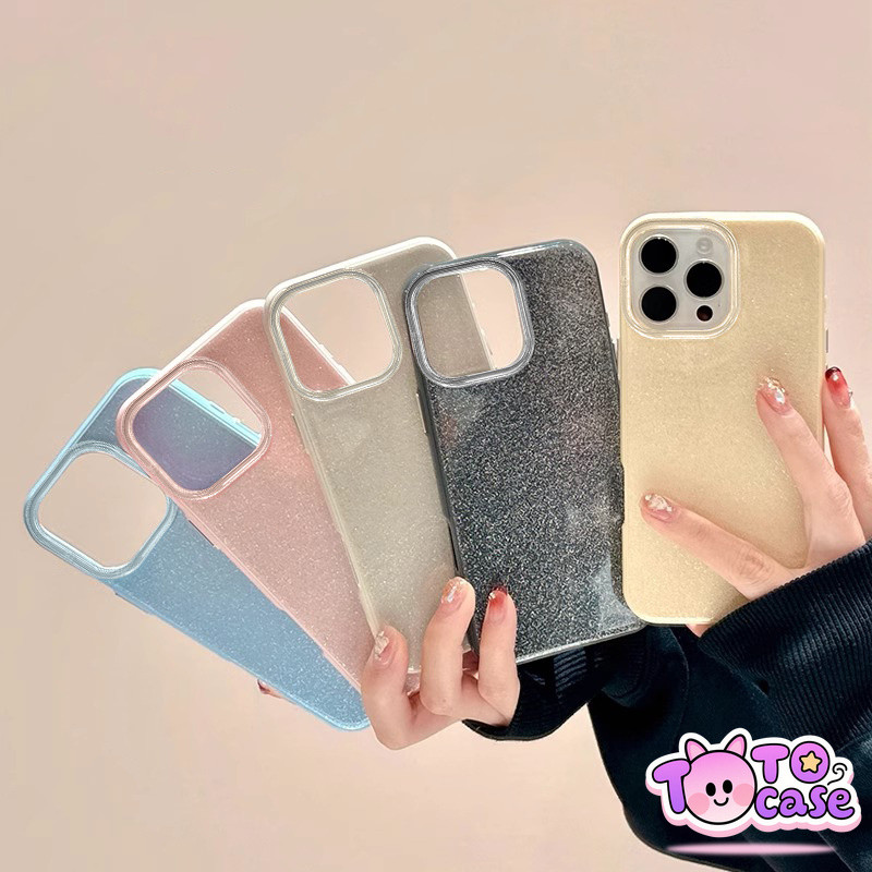 เหมาะสำหรับ OPPO A5i A57 A16 A55 A54 A76 A52 A60 A6X A3X A3 A58 A38  A18  A15 A35 A17 เคสโทรศัพท์รุ่นใหม่ที่มีผงระยิบ