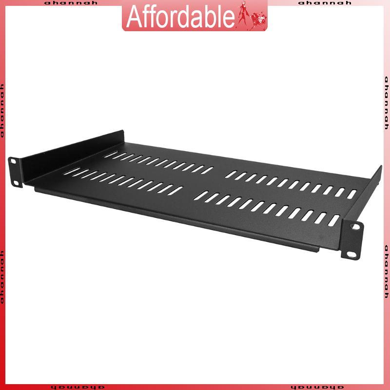 AH 1U Server Rack Rack Rack Universal Vented Mount Cantilever ถาดสําหรับ 19 NetworkEquipment Rack ตู