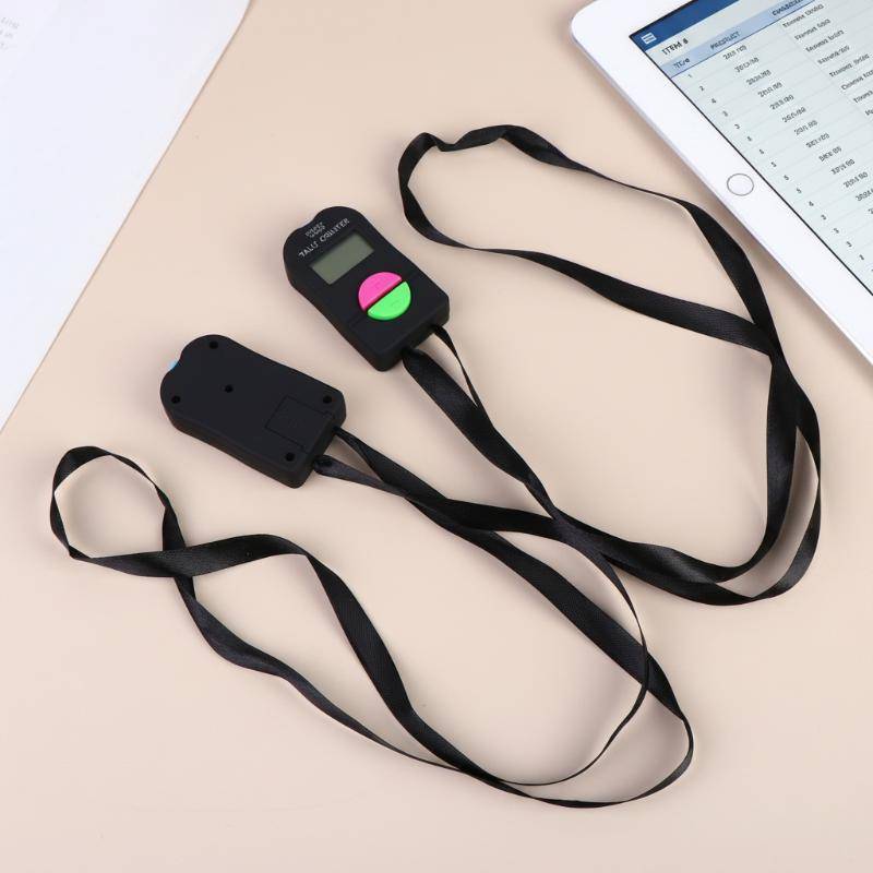 XXHZ คู่มืออิเล็กทรอนิกส์ Clier 4 หลัก 9999 นับ Lanyard Counter เพิ่มฟังก์ชั่นลบสําหรับคริสตจักรโรงเ