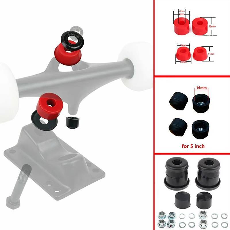 RAM Skateboard Bushing Gasket & Sho Absorbent Kit สําหรับ Longboard Trus OTC