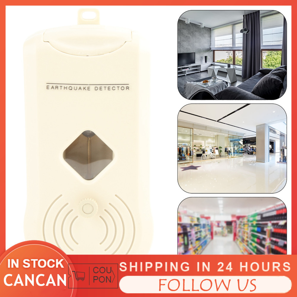 cancanshop RASTKY Earthquake Alarm Detector อุปกรณ์เตือนทันทีสำหรับการตรวจจับ เสียงดังไม่ซ้ำใคร Earl