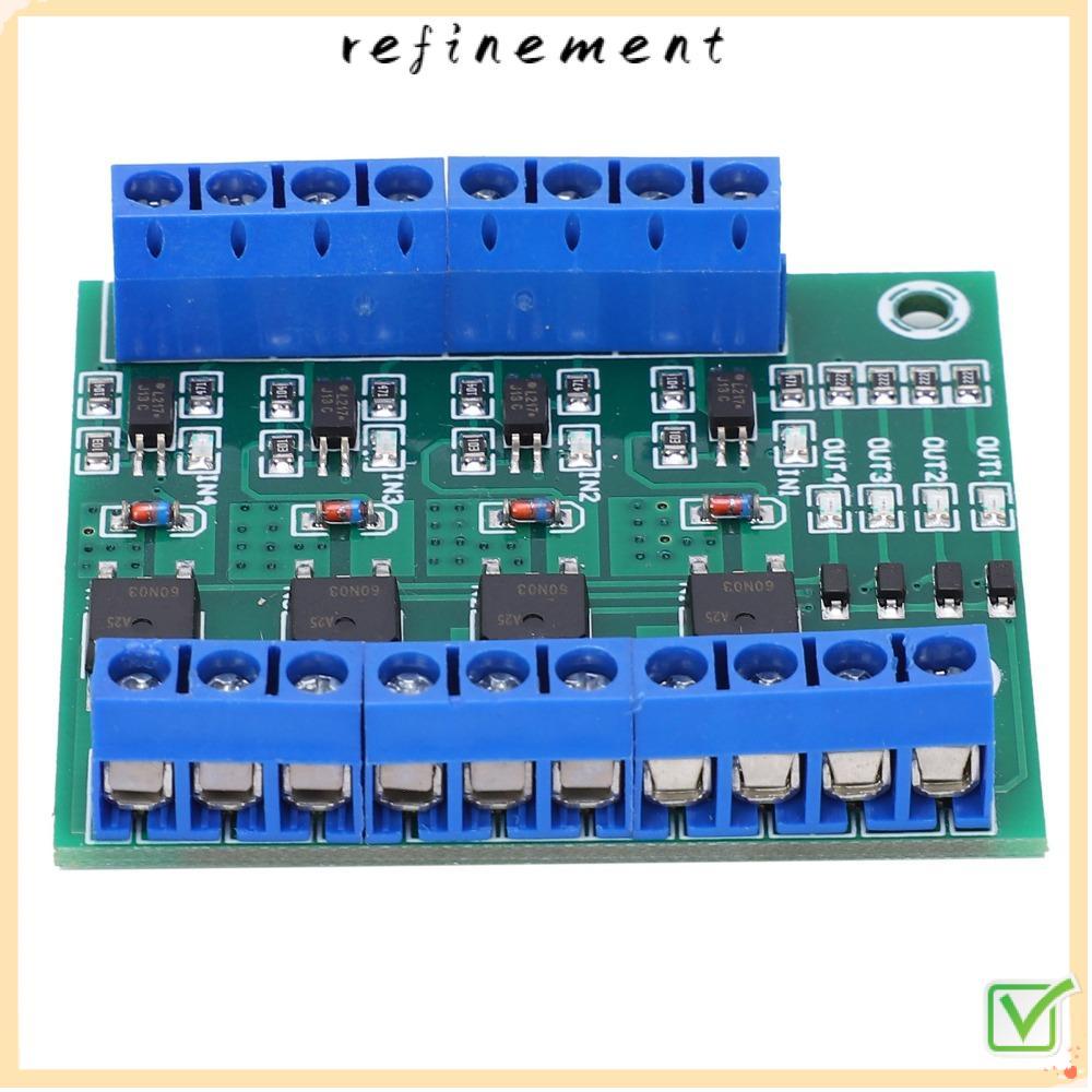 REFINEMENT Field Effect Tube Module, 4-Channel 0~1KHZ 4-Way MOS Tube Module, Electronic Circuit PWM 