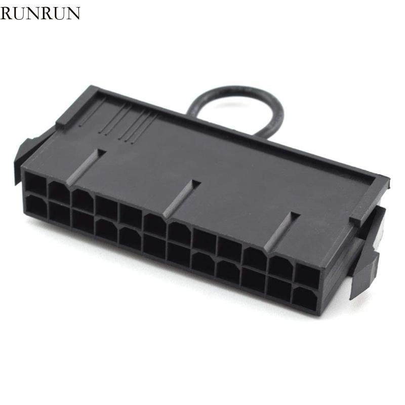 RUN 24-Pin ATX แหล่งจ่ายไฟจัมเปอร์สะพานเครื่องมือ 24Pin สําหรับคอมพิวเตอร์สําหรับกรณี 24Pin