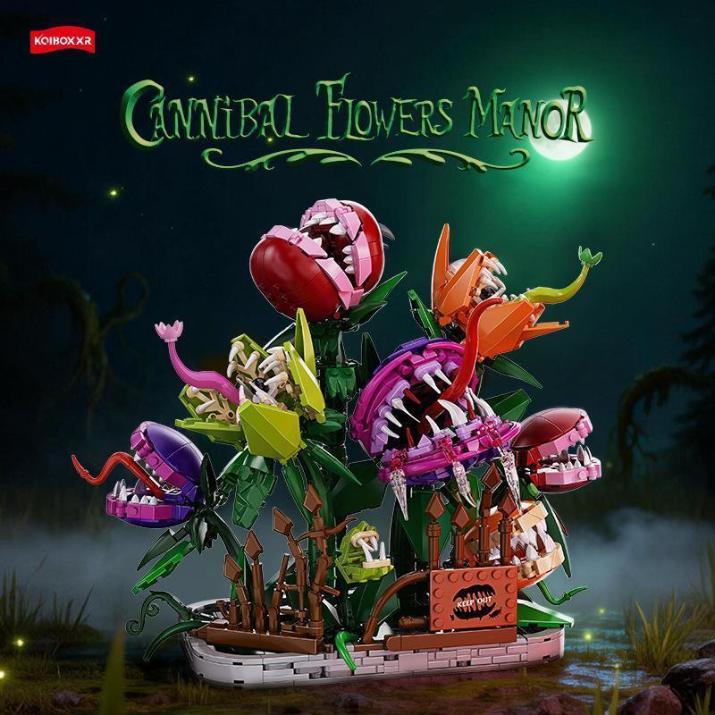 Piranha Manor KQ402 Zombie Magic Book ใช้งานร่วมกับ Building Blocks 7 ชายของเล่น