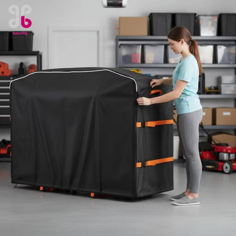 Baosity Kayak Storage Rack Cover Heavy-Duty Kayak Rack Cover กันฝุ่นสําหรับ Backyard