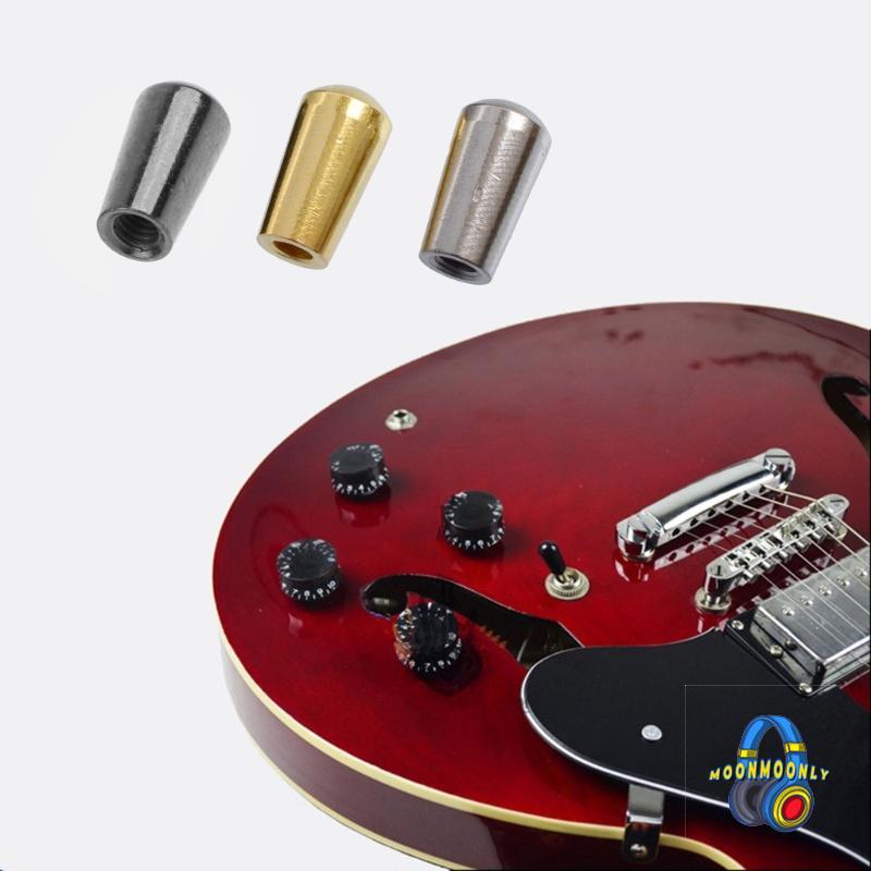 MOON Guitar Pickup Switch Tip Guitar Toggle Switch Selector พร้อมปลายโลหะทองเหลือง 3 Way Toggle Swit