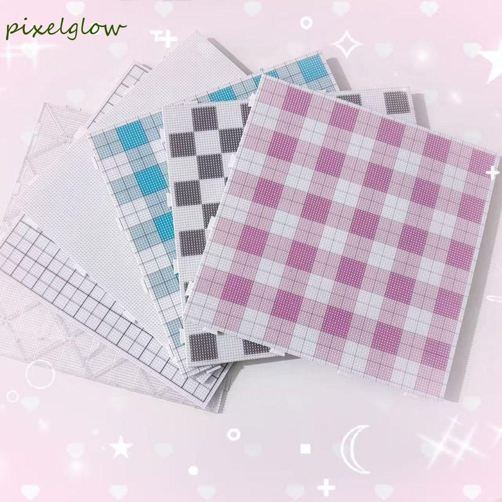 PIXELGLOW ฟิวส์ลูกปัด Pegboards, ทนความร้อน 104x104 Pins Perler ลูกปัดบอร์ด, คุณภาพสูง 2.6 มม.ลูกปัดยาวเล็บ DIY Hama บอร์ดงานฝีมือทําด้วยมือ