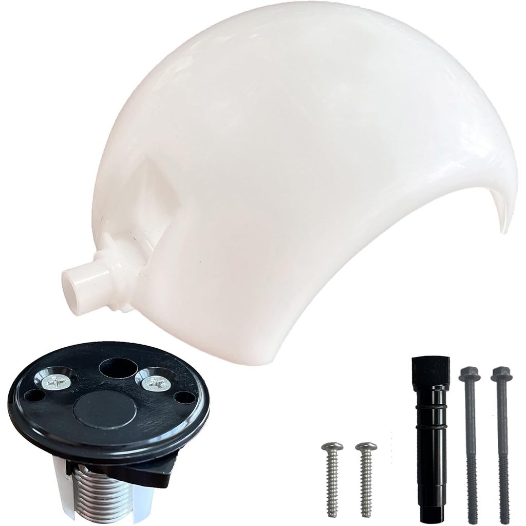 ไอเอฟเจเอฟ 385310681 RV Toilet Flush Ball & Shaft Kit ทดแทนสําหรับโถสุขภัณฑ์ RV | เปลี่ยนสําหรับ 110