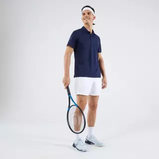 Decathlon 700 Tennis Badminton Padel Table Tennis Squash Polo Shirt เสื้อโปโลเล่นเทนนิส รุ่น Dry 100 - Navy