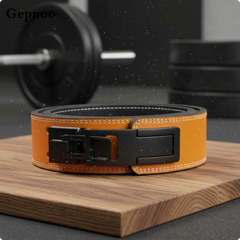 Gepnoo Men Training Belt เข็มขัดออกกําลังกายที่ทนทาน Elastic Fitness Belt for Training Weight Liftin