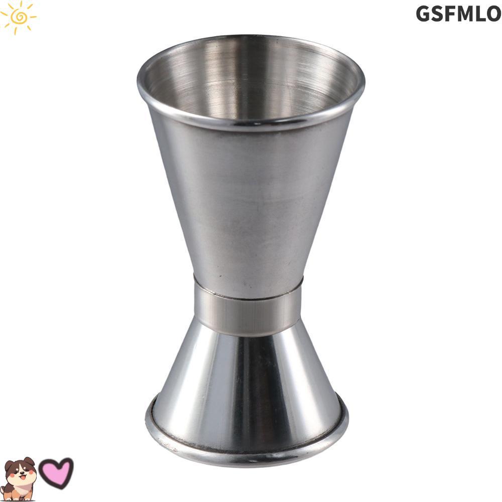 GSFMLO บาร์วัด Jigger, Shot สแตนเลส Double Cocktail Jigger, Hot OZ/ML วัดภายใน Bar Jigger Party