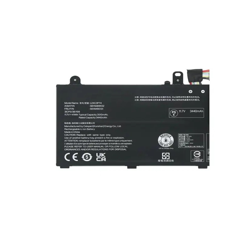 สําหรับ Lenovo ThinkPad L13 Gen 6 L24N4P72 L24D4P72 L24M4P72 L24N4P71 แบตเตอรี่แล็ปท็อป 11.7V 41Wh L