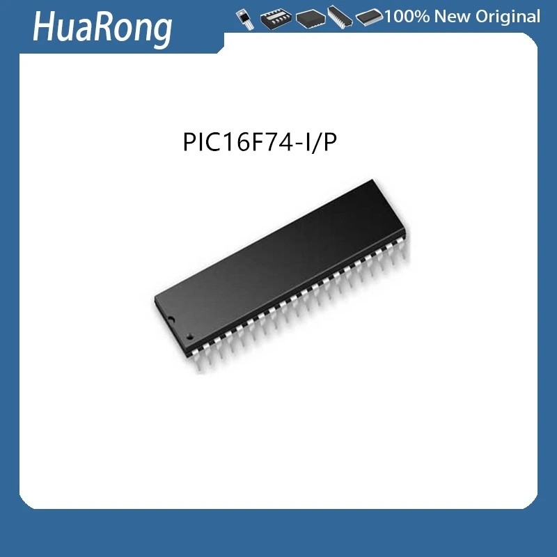 2 ชิ้น/แบทช์ PIC16F74-I/P PIC16F74 DIP40