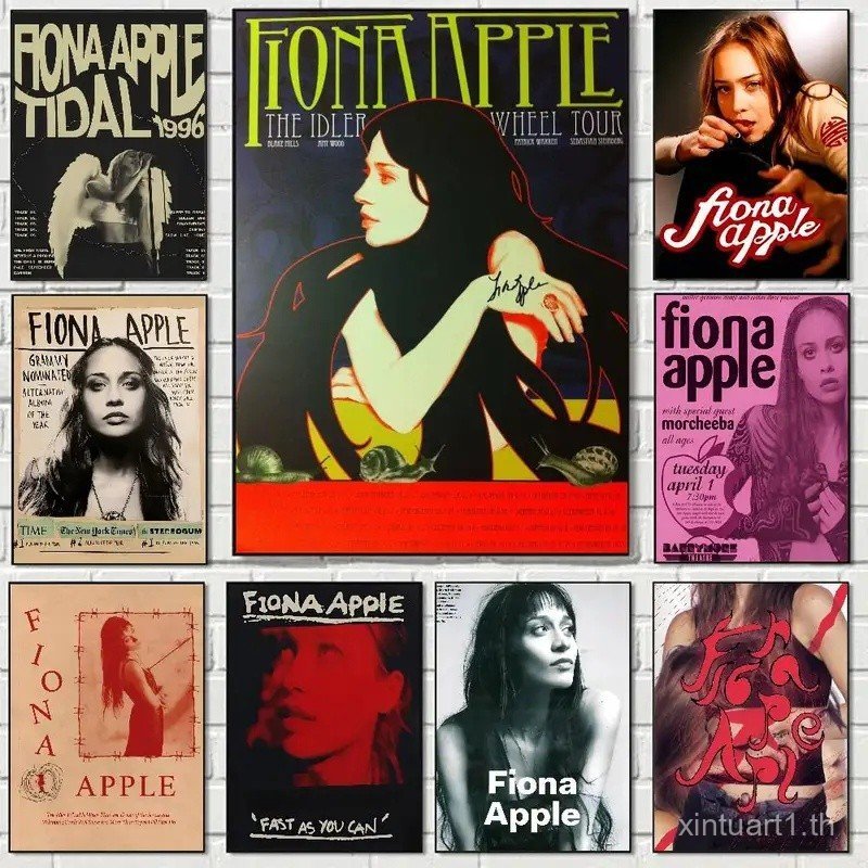 Fiona Apple นักร้องอะนิเมะโปสเตอร์พิมพ์ Self Care Wall Art ภาพวาดผ้าใบกันน้ําสําหรับห้องนั่งเล่นห้อง
