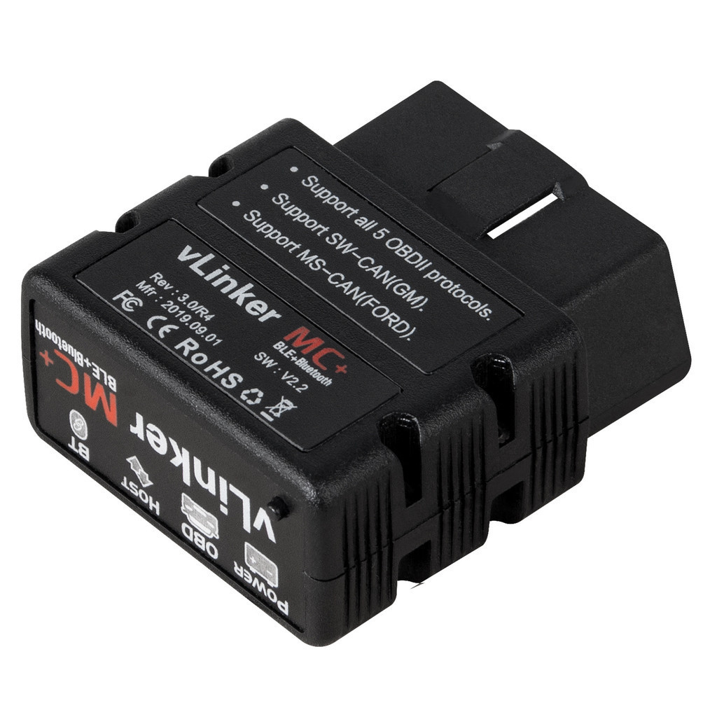 SALE [คลังสินค้าพร้อม] OBD2 VLINKER MC+V2.2 เวอร์ชัน BLE 4.0 การตรวจจับเบรกเกอร์รถยนต์