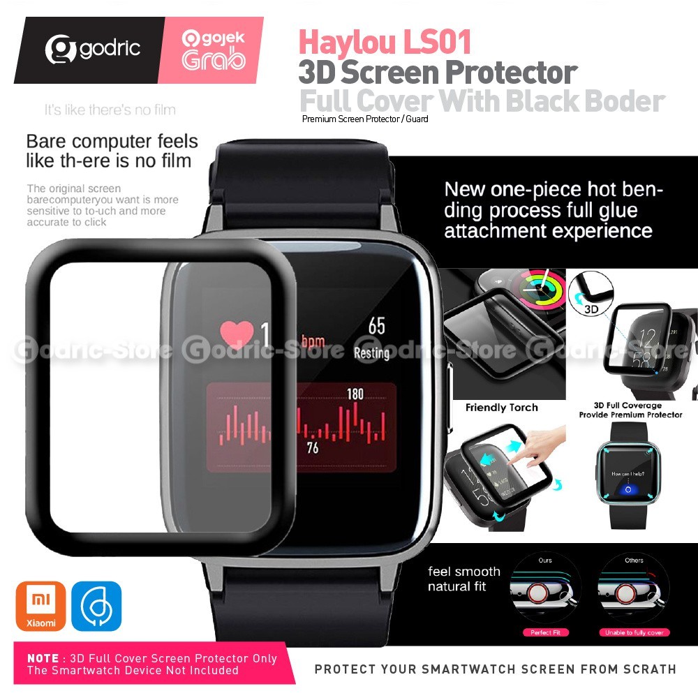 SIKAI ANTI SCRATCH 3D CURVED Full Cover Screen Protector สําหรับ Haylou LS01 LS 01