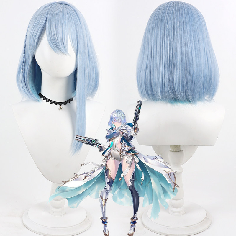 Shadowverse Drizine Cos Wig Simulation Scalp Inner‑Outer Two‑Tone Color Cosplay Wig For Anime Conven