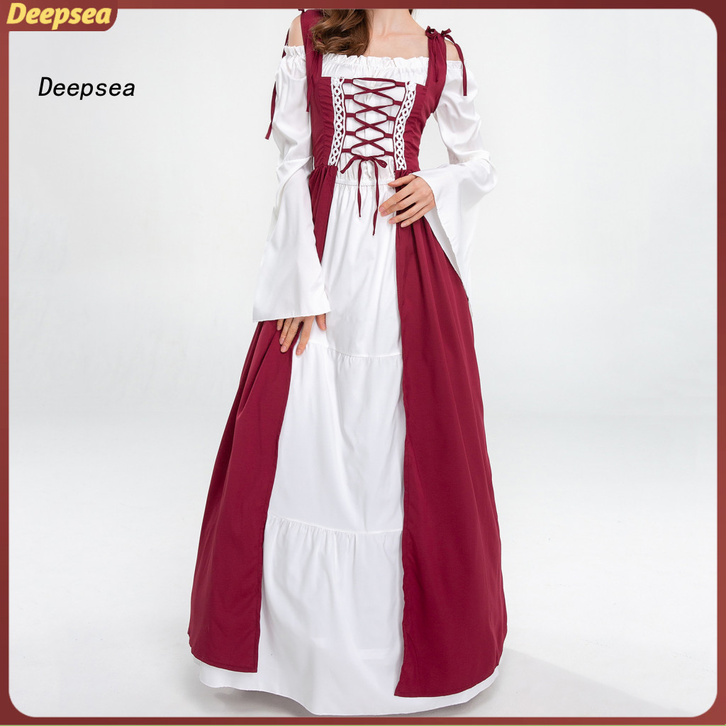 DPA Halloween Dress Royal Maxi ชุดเดรสคอสเพลย์รัดรูปเอว
