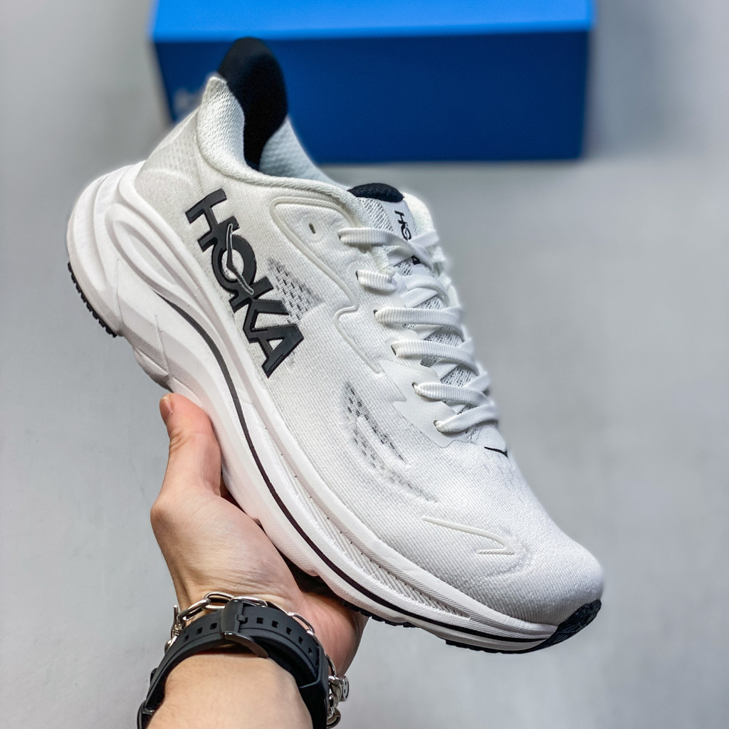 Hoka One One Clifton 10 รองเท้าวิ่ง,แฟชั่น Shock-Absorbing รองเท้ากีฬาสําหรับบุรุษและสตรี 7PPZ