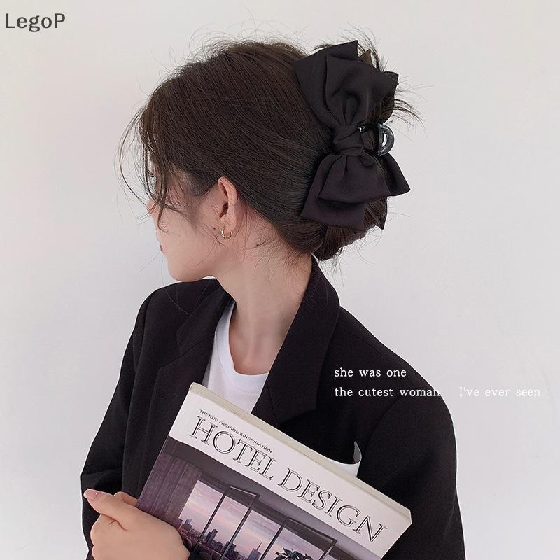 LegoP กิ๊บติดผมโบว์ผีเสื้อผู้หญิง 1 ชิ้นเวอร์ชั่นเกาหลีกิ๊บติดผมผ้าหรูหราและทนทานสําหรับสไตล์ทุกวัน (TH)