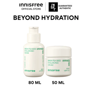 [รับฟรี 8 ชิ้น] Innisfree Green Tea Beyond Hydration Set (Green Tea Serum + Green Tea Cream) เซ็ตเพิ่มผิวฉ่ำโกลว์