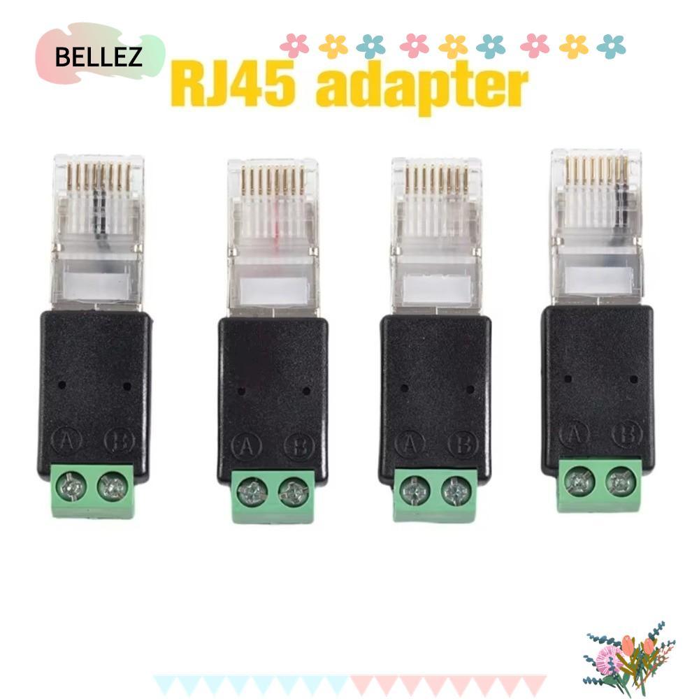 BELLEZ RJ45 Terminal Adapter, RJ45 ชาย 2PIN Terminal RJ45 ถึง RS485 Converter, Splitter อะแดปเตอร์ R