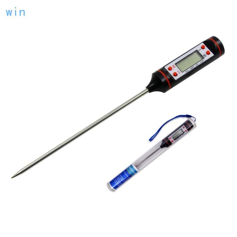 Win ใหม่เครื่องวัดอุณหภูมิความแม่นยําแบบดิจิตอล Probe เครื่องวัดอุณหภูมิสําหรับทําอาหาร