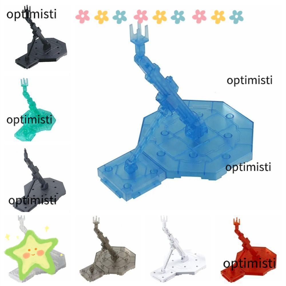 OPTIMISTI Model Figure Bracket, Game Figures Robot Figure Display Stand, Plastic Handmade MG HG BB 1