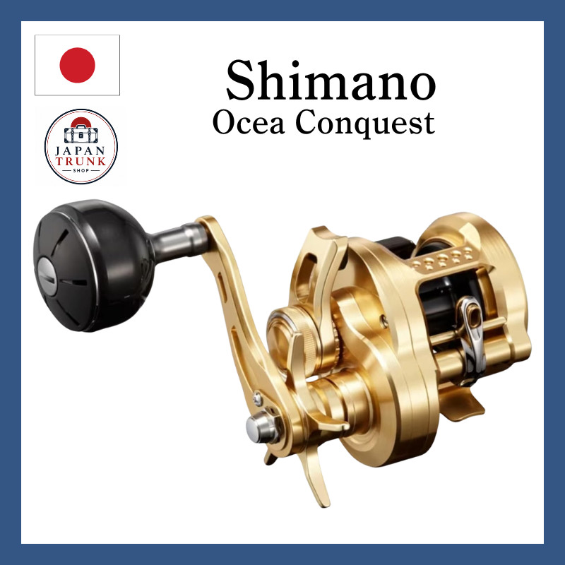 Shimano Ocea Conquest Offshore Round Baitcasting Reel, 200/201/300/301 PG/HG/XG (2022–2023)