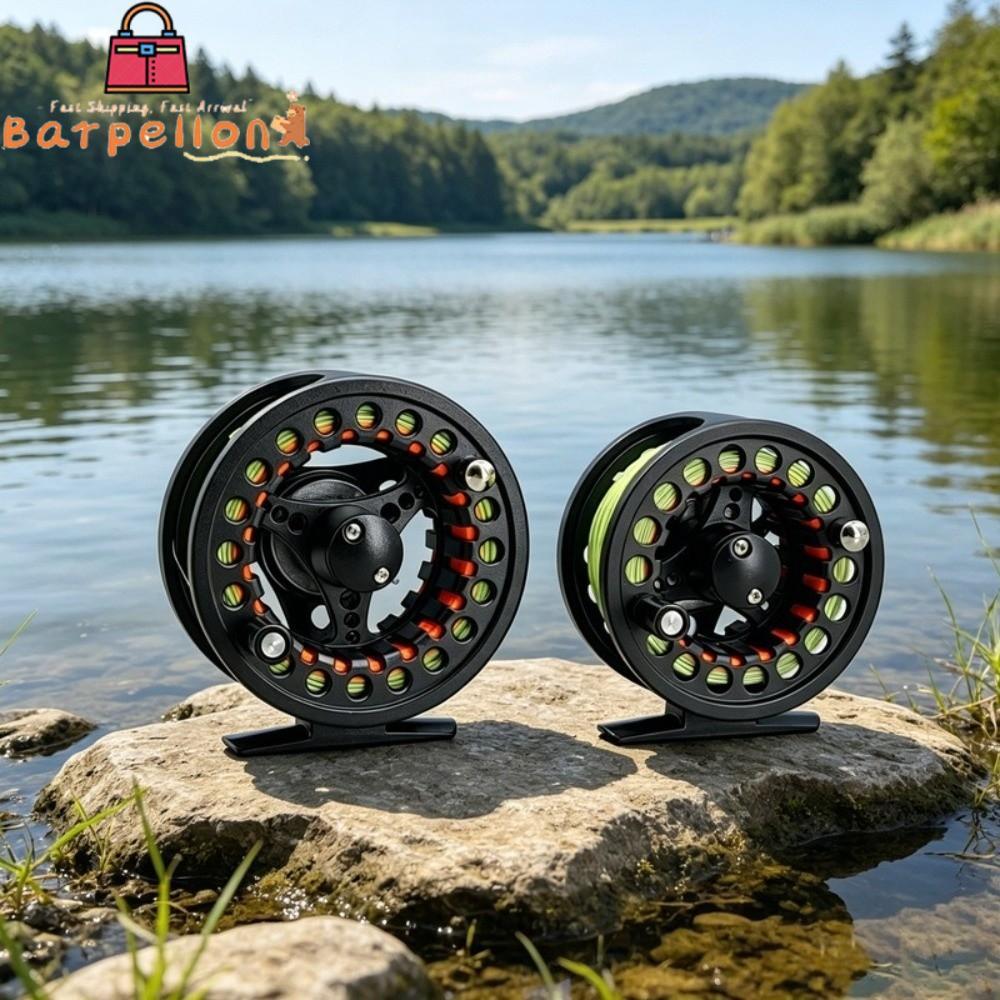 BARPELLON Fly Reel Combo, ขนาดใหญ่ Arbor WF Floating Fly Line Fly Fishing Reel, ทนทานอลูมิเนียม 3/4 