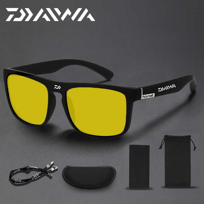 แว่นตาตกปลาโพลาไรซ์ UV400 แว่นตากันแดดกีฬาสําหรับขี่จักรยานขับรถแว่นตาผจญภัยกลางแจ้ง