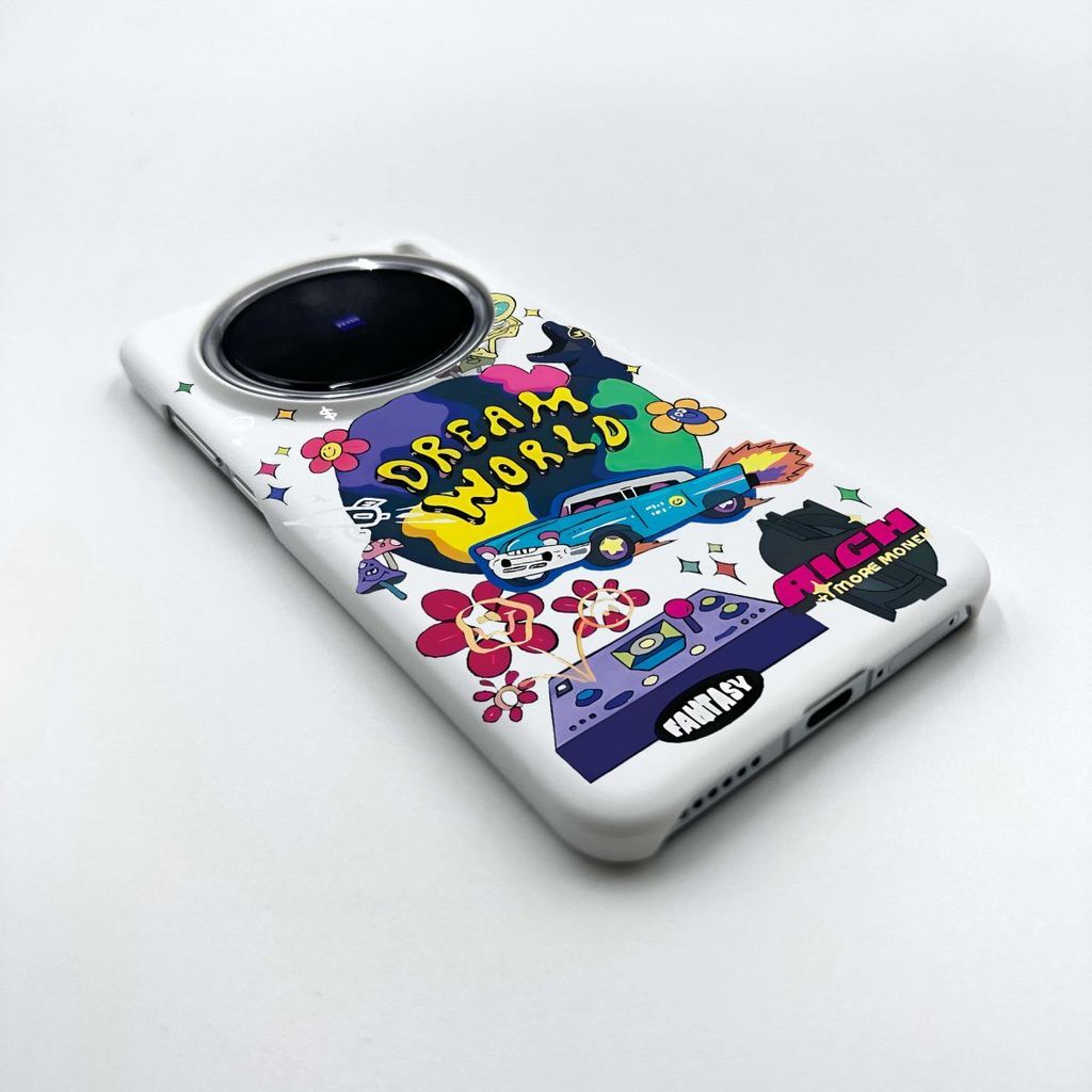 Graffiti vivox200s เคสโทรศัพท์สไตล์ใหม่ที่ไม่ซ้ํากัน x200ultra ครึ่งแพ็ค Hard Case X100spro Ultra-Th