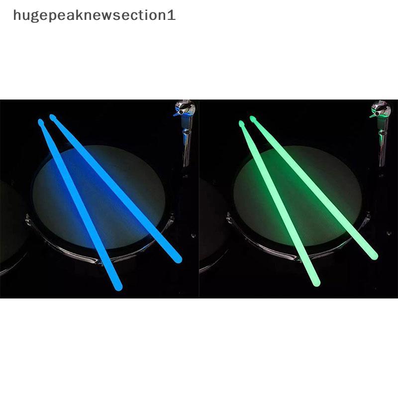 Bigpeaknewsection1 1 คู่ 5A Luminous Drum Stis Drum Set Fluorescent Drumstis Glow in The Dark Nice