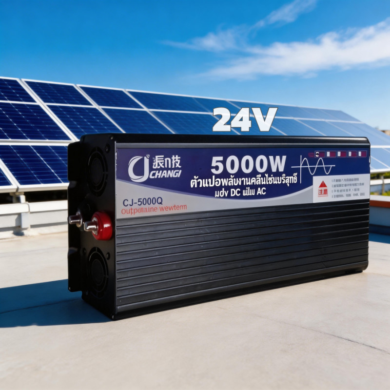5000W Inverter w pure sine wave 24V อินเวอร์เตอร์เพียวซายเวฟ inverter พร้อมส่งอินเวอร์เตอร์ inverter