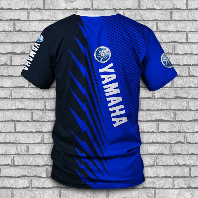 เสื้อยืดลาย Yamaha YZR-M1 YZR500 YZ250F US 3D สําหรับผู้ชาย ของขวัญ 1 ชิ้น