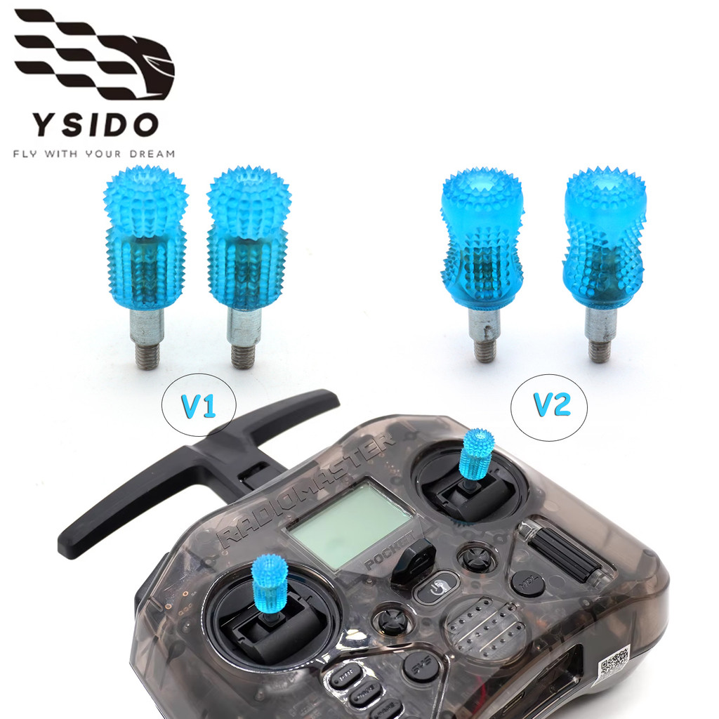 1 คู่ RC FPV Drone รีโมทคอนโทรลจอยสติ๊ก Lever Anti-slip Rocker Cap Control Stick V2/V1 สําหรับ RadioMaster กระเป๋าอุปกรณ์เสริม