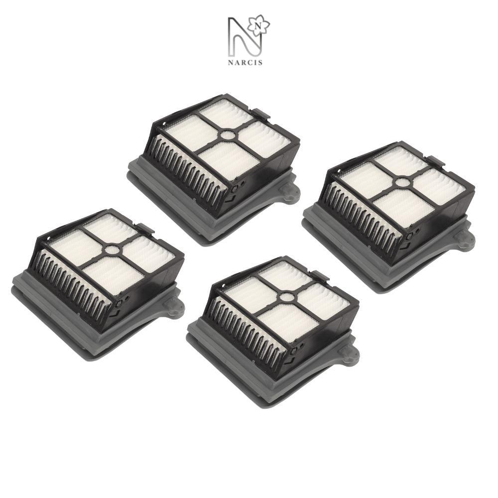 NARCIS 4PCS ตัวกรองสูญญากาศเปลี่ยน,Reusable สีเทาเครื่องดูดฝุ่น, ABS ติดตั้งง่ายใช้งานร่วมกับเครื่อง