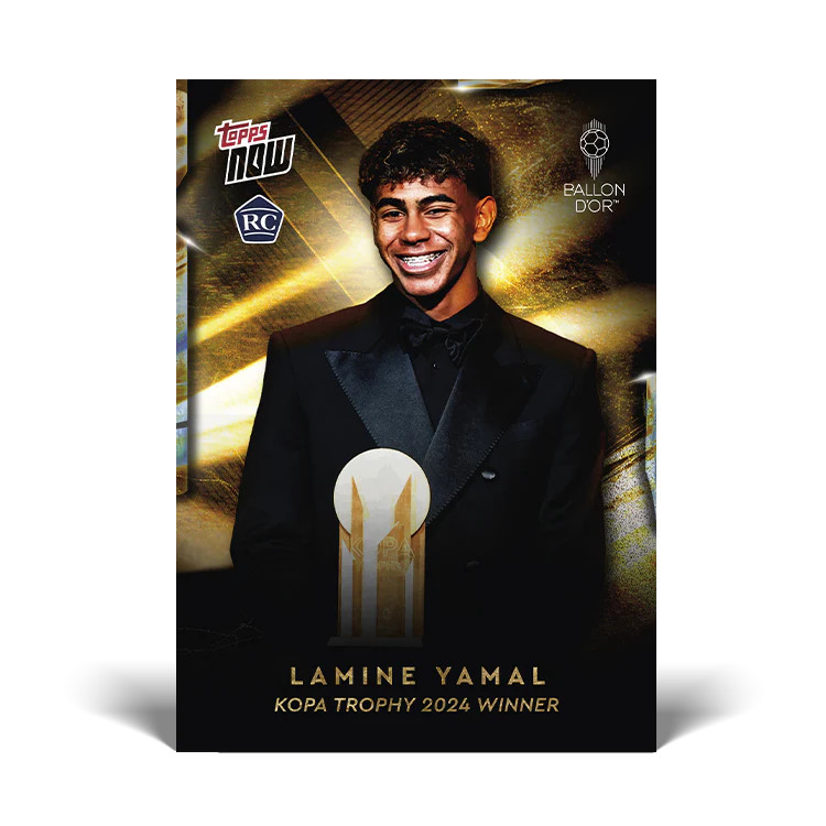 Topps Topps NOW 2024 Kopa Prize Winner Yamal Yamal Spain Bazaar RC Star Card