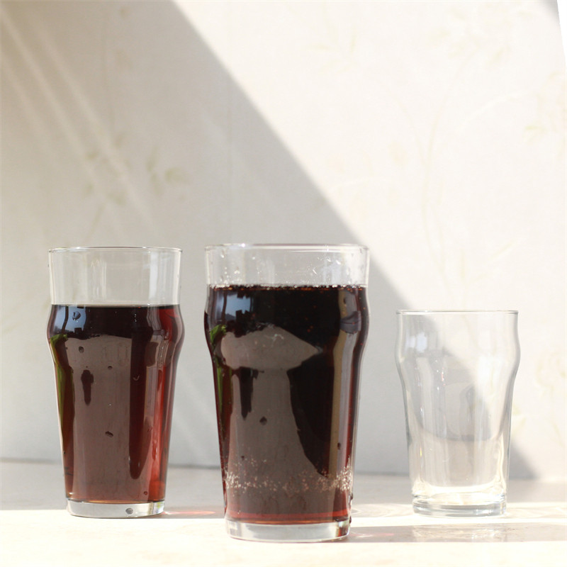 Retro British Classic Craft Brewed Beer Mug Pintaple Cup ถ้วยน้ําแก้วไร้สารตะกั่วหนา Cola Juice Cup