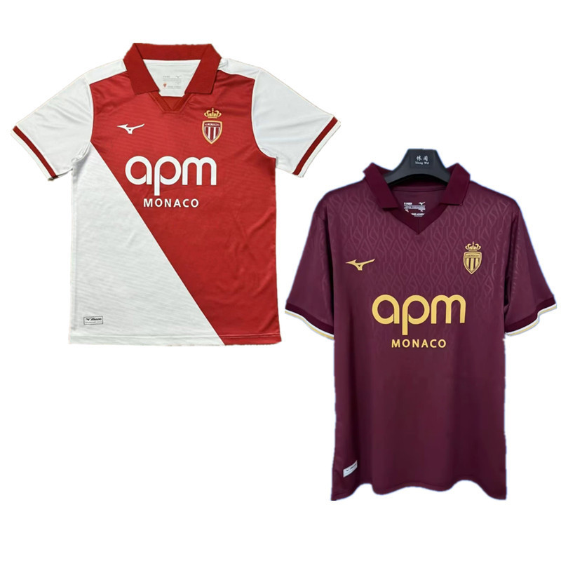AS Monaco Soccer Jersey 2026 2027 เสื้อฟุตบอลเยือนใหม่