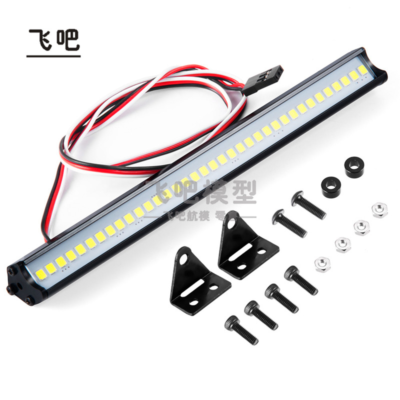 จําลองปีนเขารถ TRX4 SCX10 90046 D90 JEEP ไฟหลังคา ไฟฉาย 36 ไฟ LED