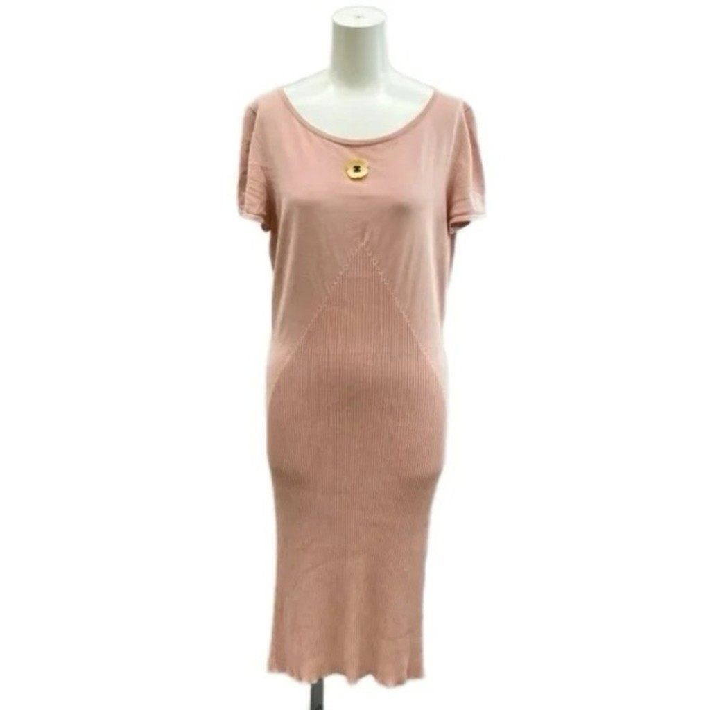 CHANEL Dress Camelia Coco cotton Direct from Japan Secondhand