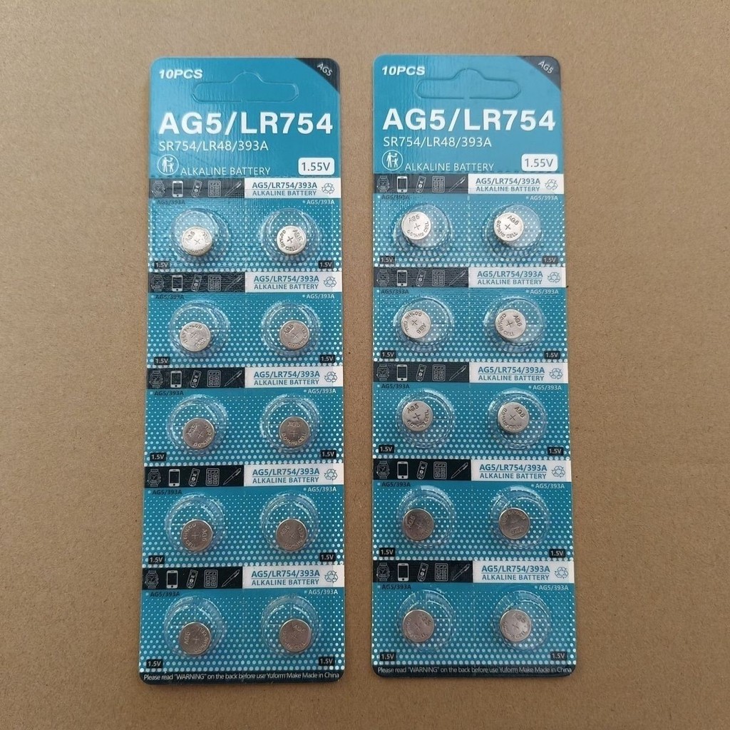 AG5/LR754H/393A/193/398A/LR48 เครื่องช่วยฟังนาฬิกาแบตเตอรี่ปุ่มรุ่นเดียวกัน Universal 8.23