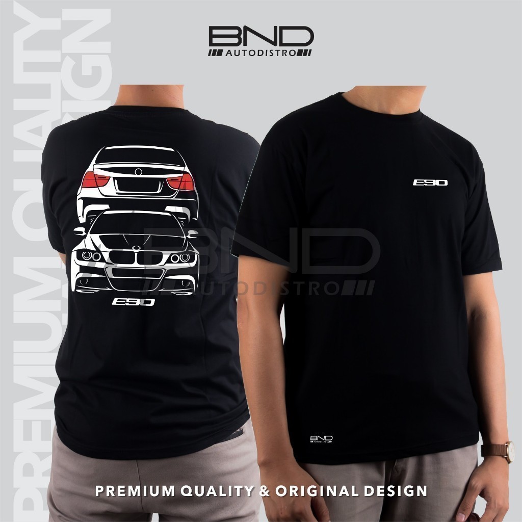 เสื้อยืด 2026 แฟชั่น BMW E90 F&R - เสื้อยืด BMW E90 เสื้อยืด E90