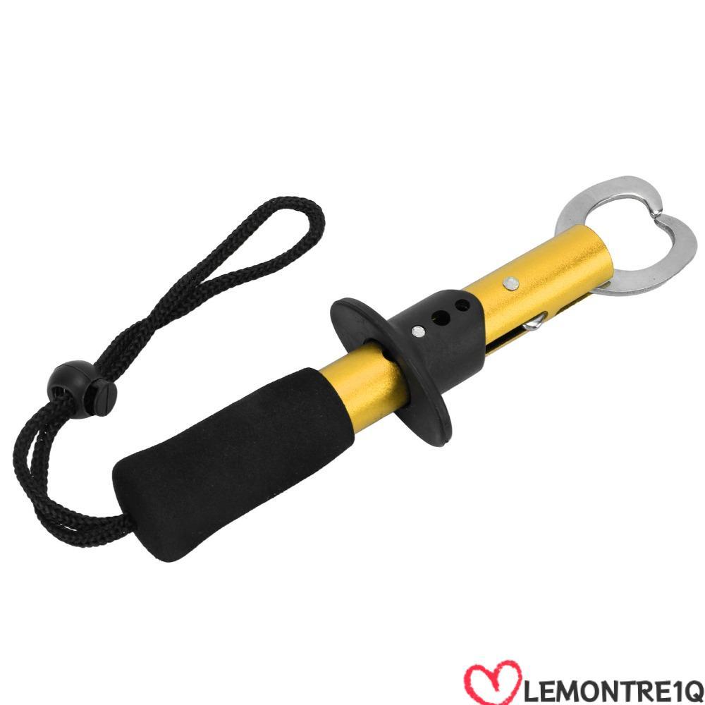 LEMONTREE Fish Lip Gripper ด้ามจับตรงยาว 18 ซม. ที่หนีบปากปลา ทนทานพร้อมเชือกเส้นเล็กตกปลา Gripper อ