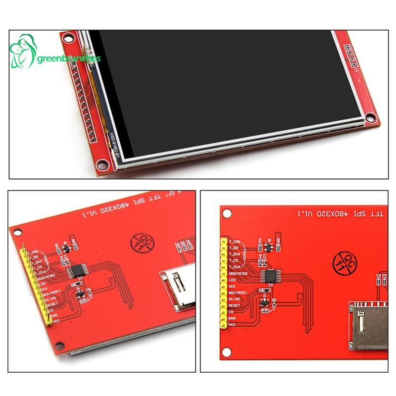 ST7796S ไดร์เวอร์ SPI TFT LCD 4.0 นิ้วแผงสัมผัสโมดูลจอแสดงผล Serial Port 480x320 หน้าจอ