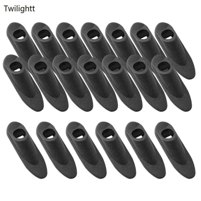 WILI 20 ชิ้นจักรยาน Shifts Derailleurs Wire Line Guide Plugs Wire Passing Clamp