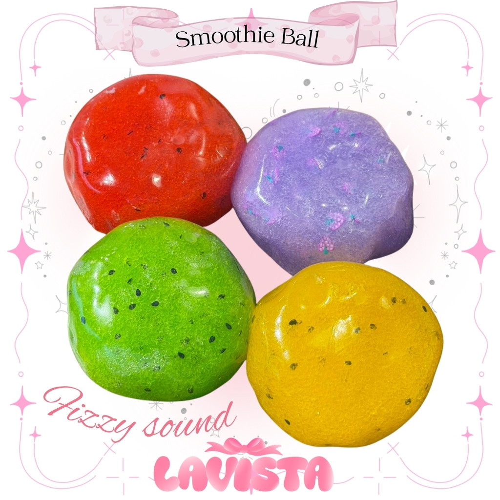 [ส่งจากไทย] Smoothie Ball สกุชชี่เสียงเกล็ดหิมะซู่ซ่ามากกก