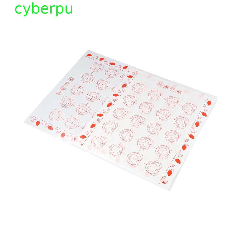 CYBERPULLSE Rolling Dough Pad Cookies ซิลิโคนทนความร้อนเครื่องมือเค้กครัวบ้าน